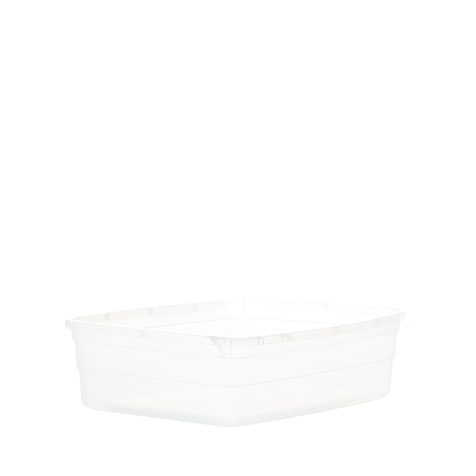 קופסא מלבן שקוף 1 ק"ג