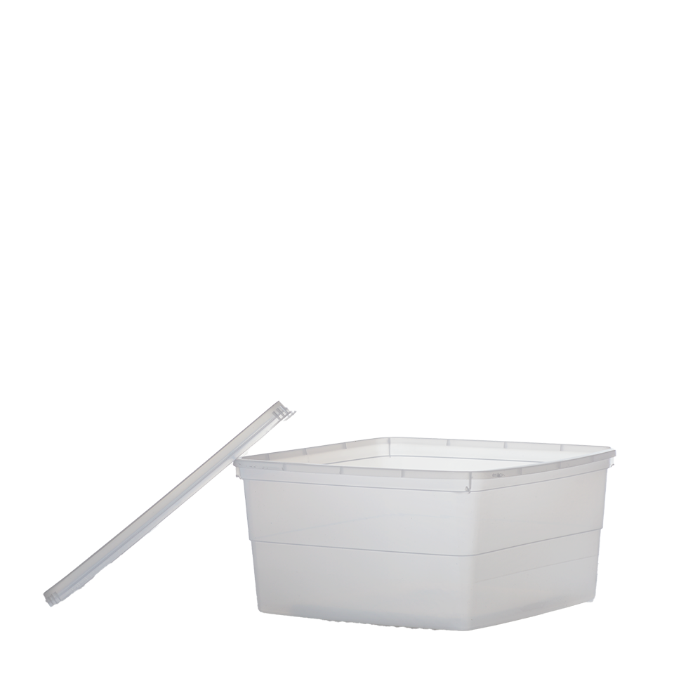 קופסא מלבן שקוף 3 ק"ג