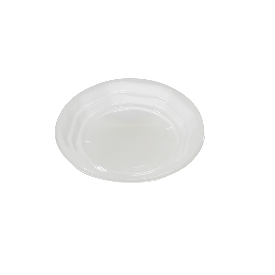 צלחת לבנה PS קטנה