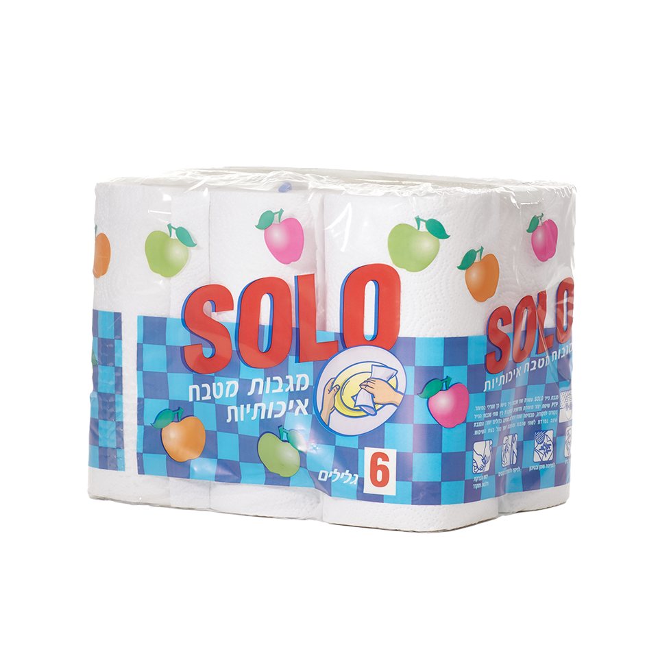 מגבות מטבח סולו שישיה