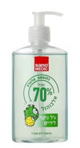 סנו ג'ל חיטוי 70% אלכוהול אלוורה