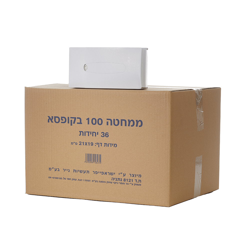 ממחטות טישו בקופסא חלק