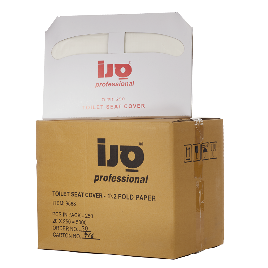 נייר לכיסוי אסלה 1/2